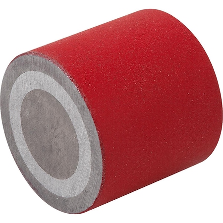 Kipp Magnet Deep Pot Magnet D1=M06 Alnico, Round, Comp:Red, D=27 K0557.03